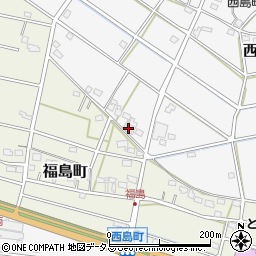 静岡県浜松市中央区西島町889周辺の地図