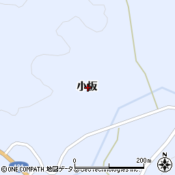 広島県山県郡安芸太田町小板周辺の地図