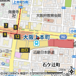 シェラトン都ホテル大阪 宴会場周辺の地図