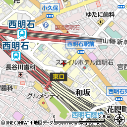 有限会社永楽堂　西明石駅北店周辺の地図