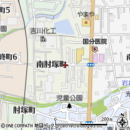 奈良県奈良市南肘塚町120-3周辺の地図