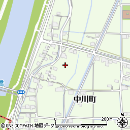 岡山県岡山市東区中川町周辺の地図