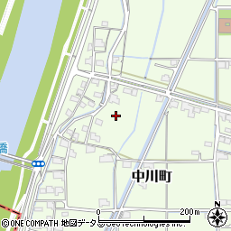 岡山県岡山市東区中川町周辺の地図