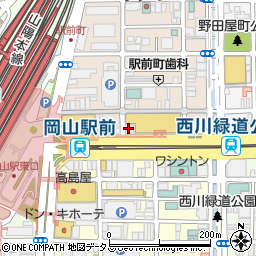 みずほ証券株式会社　岡山支店周辺の地図