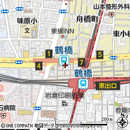 スギ薬局　鶴橋店周辺の地図