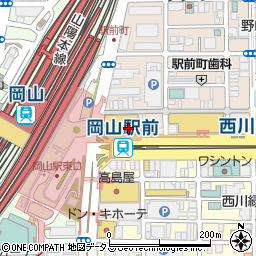 ダイコク　岡山駅地下改札前店周辺の地図