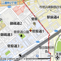 Ａープライス菅原店周辺の地図
