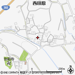 三重県名張市西田原727周辺の地図