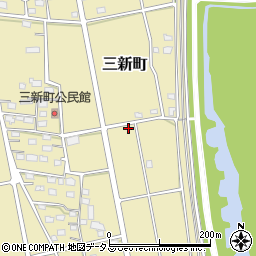 静岡県浜松市中央区三新町119周辺の地図
