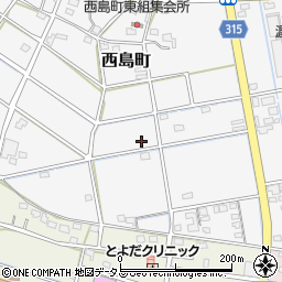 静岡県浜松市中央区西島町940周辺の地図