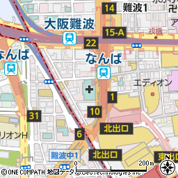 ホテルロイヤルクラシック大阪周辺の地図