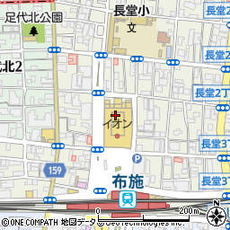 東大阪市布施駅前行政サービスセンター周辺の地図