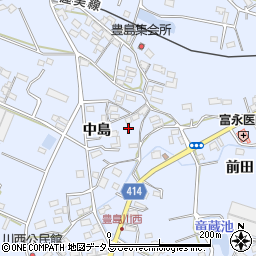 愛知県田原市豊島町高畑周辺の地図