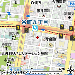 大阪府大阪市天王寺区上汐3丁目8周辺の地図