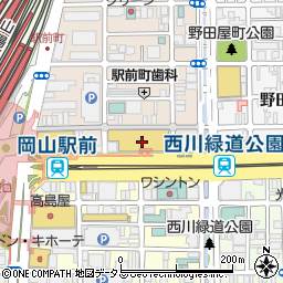 株式会社スリムビューティハウス岡山店周辺の地図