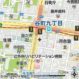 梅田インターナショナルスクール周辺の地図