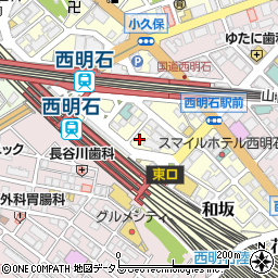 西明石駅前タツミ第１駐車場周辺の地図