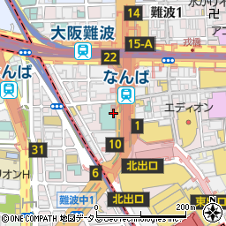 ホテルロイヤルクラシック大阪 カフェラウンジ コアガリ周辺の地図