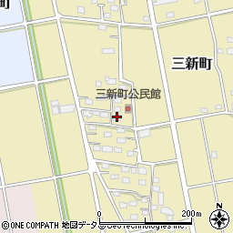 静岡県浜松市中央区三新町254周辺の地図