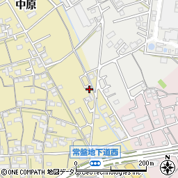 岡山県総社市中原816周辺の地図