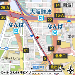 ソワンドエステアートマツモト難波店周辺の地図