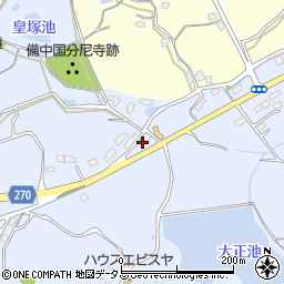 岡山県総社市宿197周辺の地図