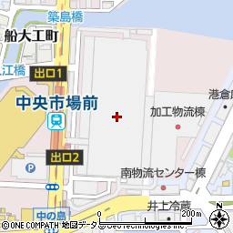 中村水産株式会社　第二売場周辺の地図