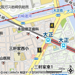 カラオケバー noomo 大正駅前店周辺の地図