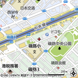 日本交通株式会社　高速バス予約センター周辺の地図