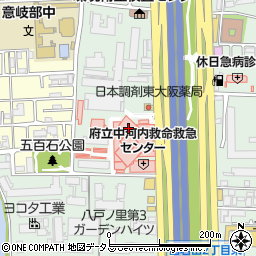 市立東大阪医療センター周辺の地図