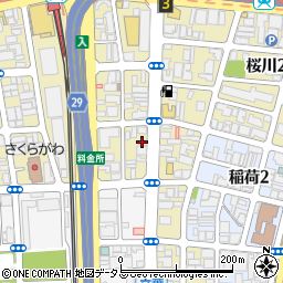 小泉薬局　桜川店周辺の地図