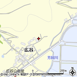 岡山県岡山市東区広谷58周辺の地図