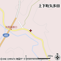 広島県府中市上下町矢多田502周辺の地図