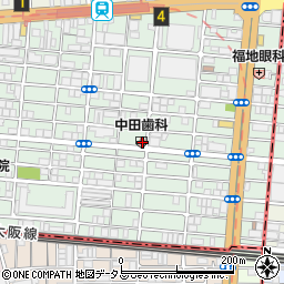 中田歯科医院周辺の地図