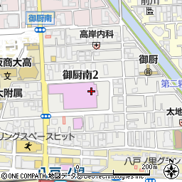 大阪府東大阪市御厨南周辺の地図