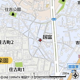 岡山県岡山市中区国富979-2周辺の地図