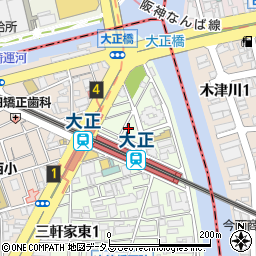 串カツ田中 大正店周辺の地図
