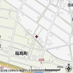 静岡県浜松市中央区西島町881周辺の地図