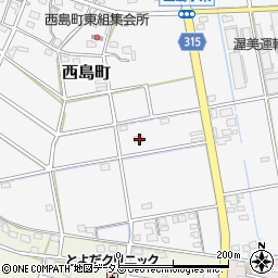 静岡県浜松市中央区西島町976周辺の地図