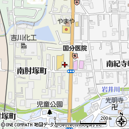 奈良県奈良市南肘塚町47周辺の地図
