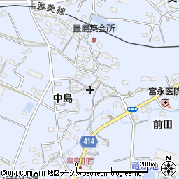 愛知県田原市豊島町高畑39周辺の地図