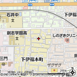 岡山県岡山市北区下伊福本町13-16周辺の地図