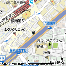 ＥＮＥＯＳ兵庫ＳＳ周辺の地図