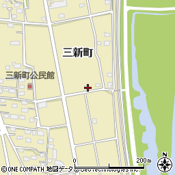 静岡県浜松市中央区三新町98周辺の地図