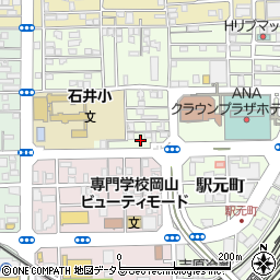 岡山県岡山市北区寿町1周辺の地図