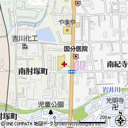 奈良県奈良市南肘塚町47-19周辺の地図