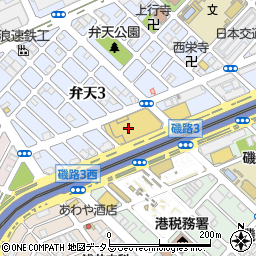 八剣伝 弁天町店周辺の地図