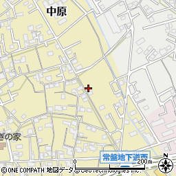 岡山県総社市中原791-3周辺の地図