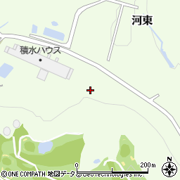 静岡県菊川市河東周辺の地図