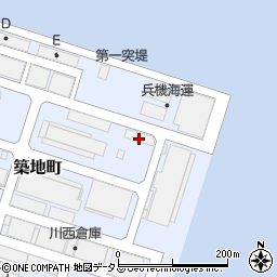 大阪神戸冷食周辺の地図